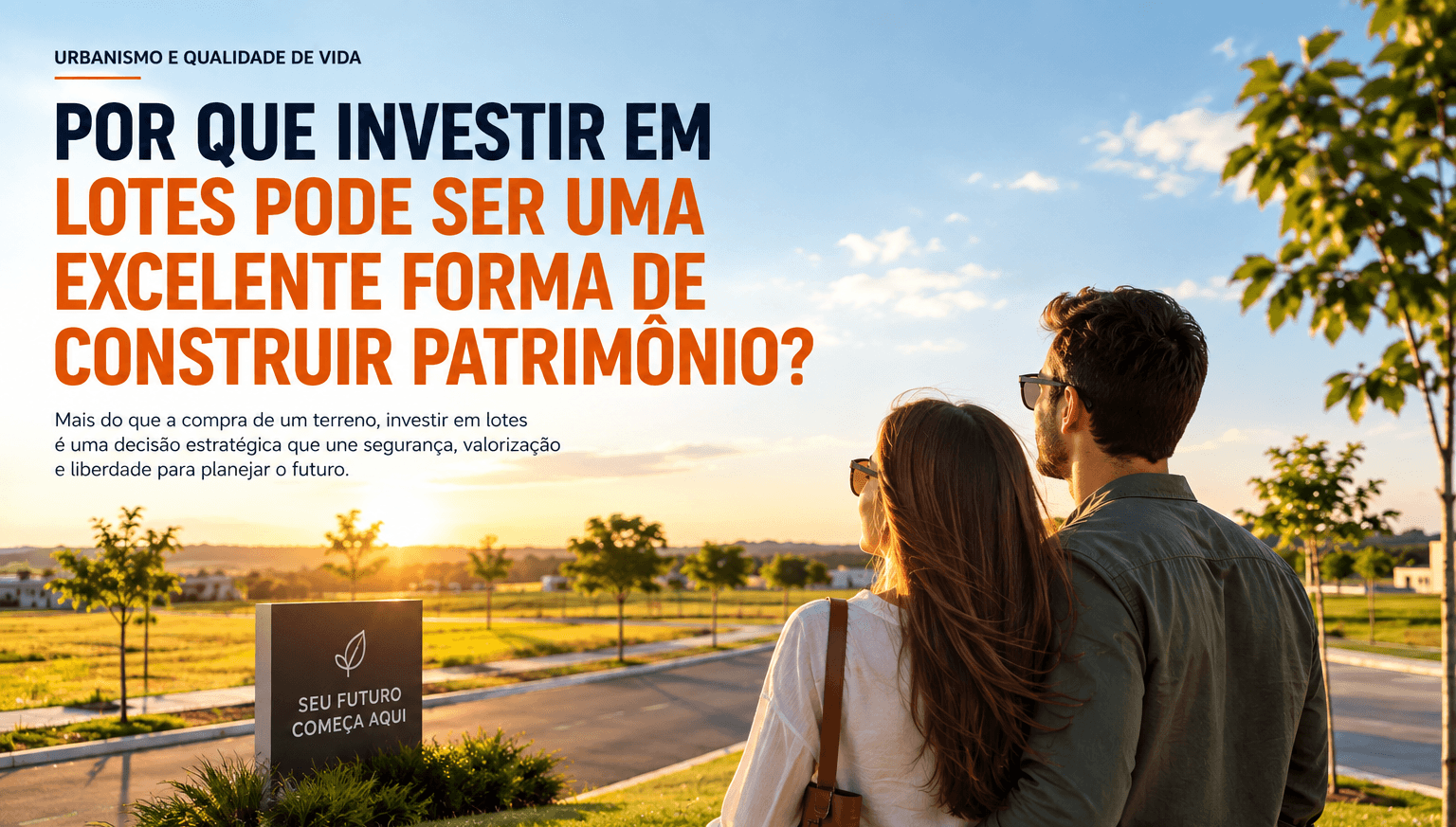 Por que investir em lotes pode ser uma excelente forma de construir patrimônio?